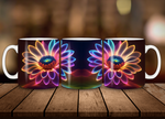 Neon Floral Coffee & Tea Mugs