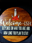 Llama Door Sign