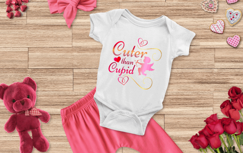 Cuter Than Cupid Onesies