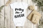 Potty like a Rockstar Onesie