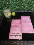 F Cancer Breast Cancer  Awareness  Coaster Set